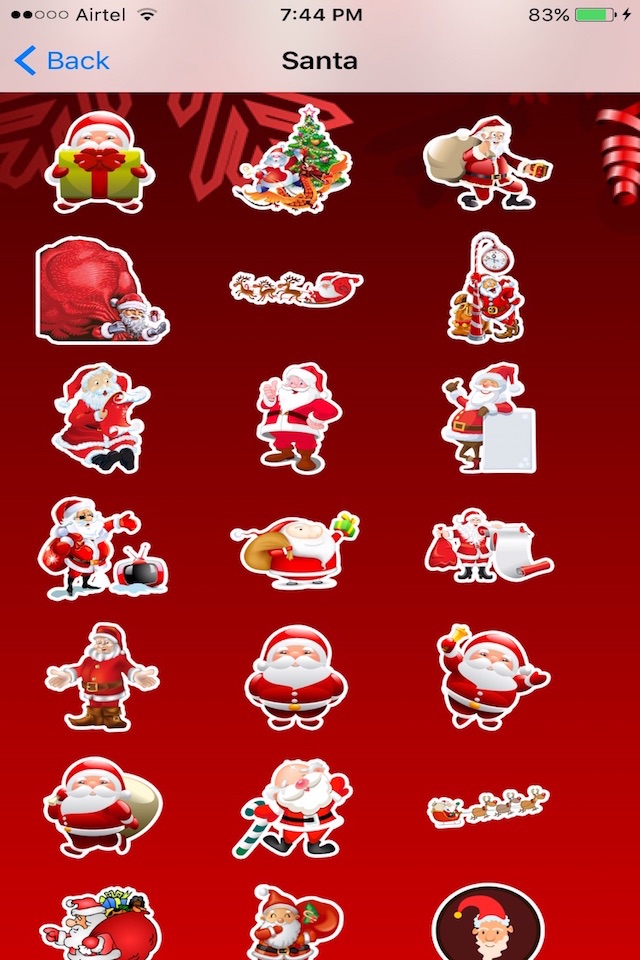 Christmas Emoji + Animated Emojis screenshot 2