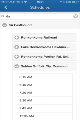Suffolk County Transit screenshot 2
