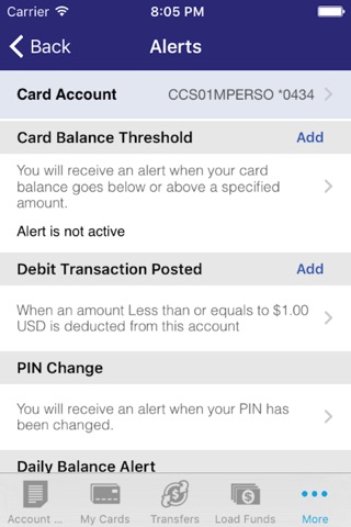 CCS Visa Prepaid Card screenshot 4