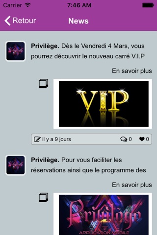 Privilège screenshot 3