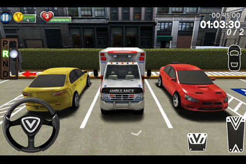 Ambulance Parking 3d Part3 screenshot 2