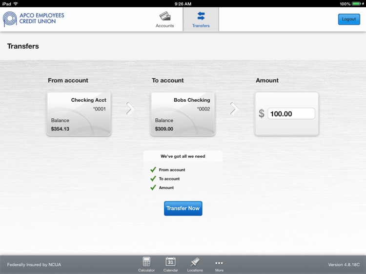 APCO Employees CU for iPad screenshot-3