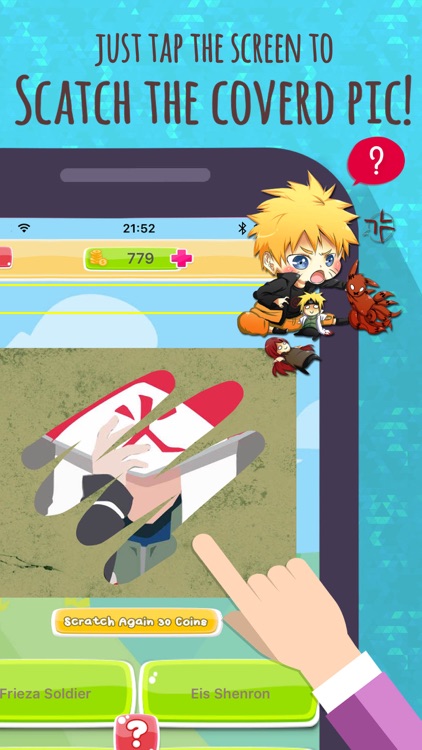 Naruto Edition Quiz : Scratch Game Anime Character Guess Trivia for naru naru shippuden manga version screenshot-3