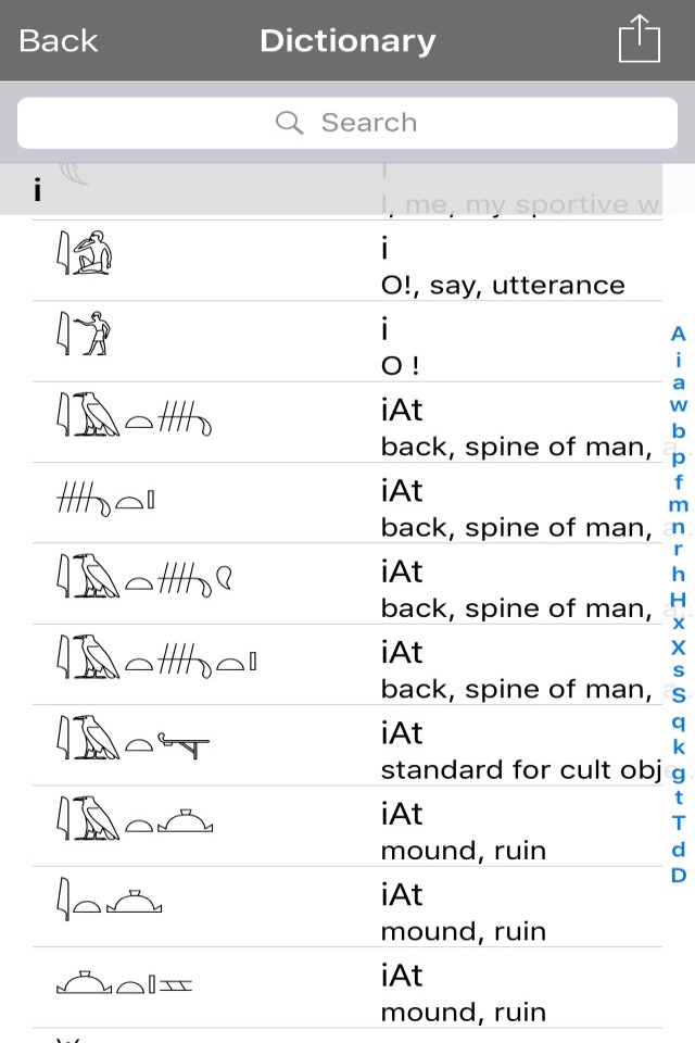 Egyptian Hieroglyph screenshot 4