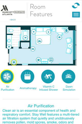 Stay Well Atlanta Marriott Marquis screenshot 2
