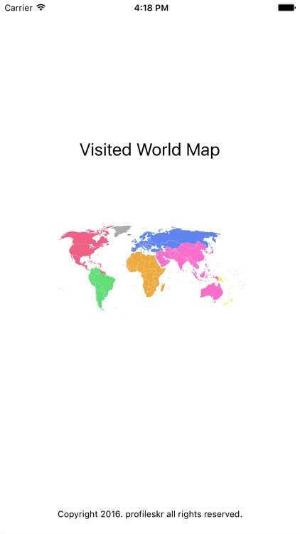 Visited World Map