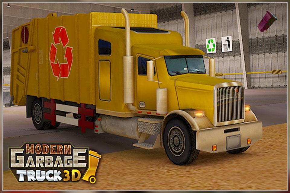 Modern City Garbage Dump Truck Driver 3D Simulator screenshot 4