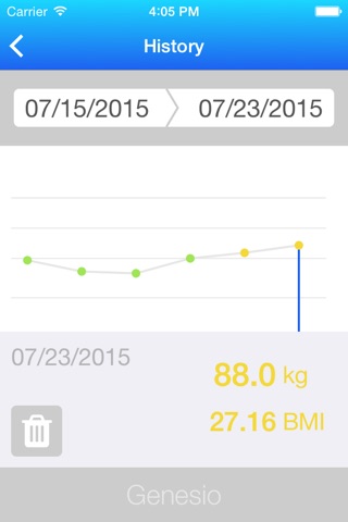 Calculate your BMI and follow the evolution of your weight screenshot 4