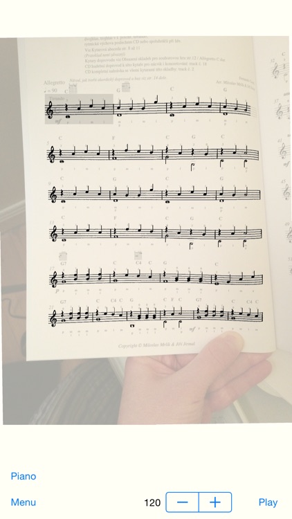 Sheet Music Scanner - Score Player