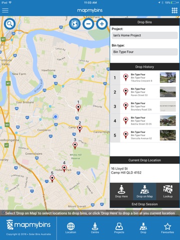 MapMyBins screenshot 4