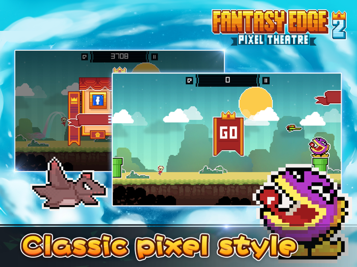 Fantasy Edge 2：Pixel TheatreThe small fresh casual puzzle game through jumping