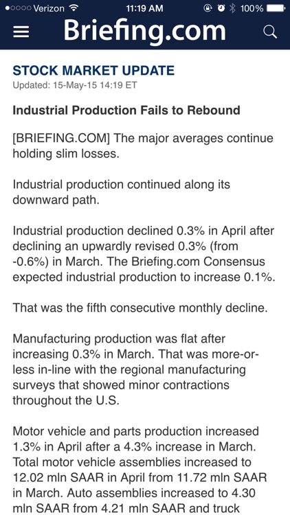 Briefing.com screenshot-4