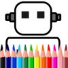 Kids Coloring Game for Robots Edition