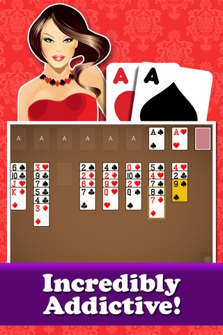 Lady Palk Solitaire Free Card Game Classic Solitare Solo screenshot 3