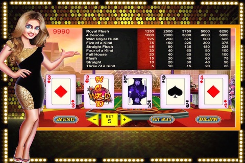 Video Poker Fortune Jackpot - HD screenshot 3