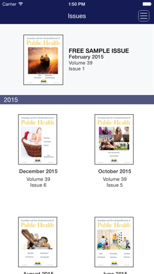 Australian and New Zealand Journal of Public Health(圖2)-速報App