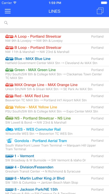 ezRide Portland TriMet - Transit Directions for Bus, Train and Light Rail including Offline Planner screenshot-4