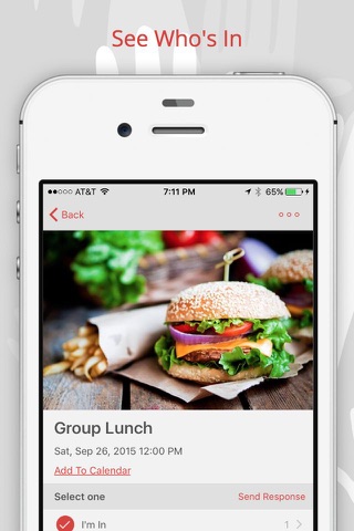 AreYouIn? Simplify Get-Togethers screenshot 3