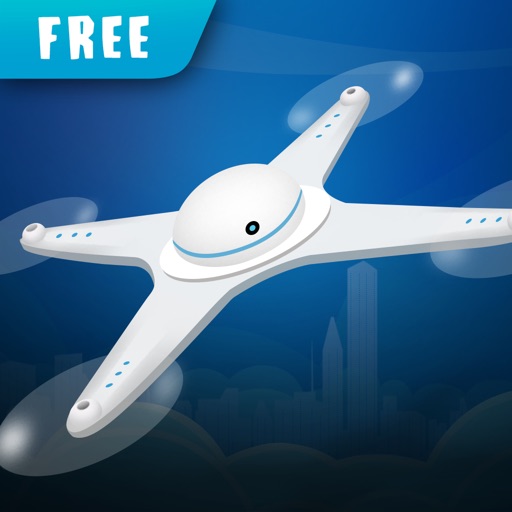 Drone simulator adventure Free icon