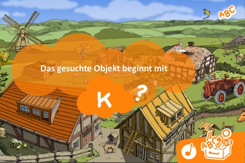 Meine Wimmelwelt - Bauernhof: spielerisch lernen mit Spass! Lerne das ABC mit verschiedenen Spielen, Anlaute gesprochen von Kindern! screenshot 4