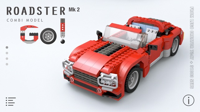 Roadster Mk 2 for LEGO Creator 7347+3100