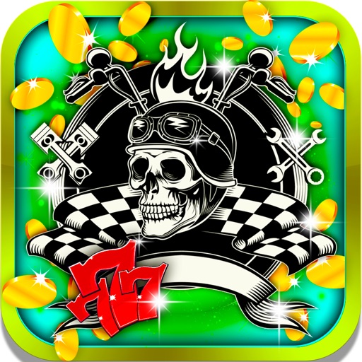 Biker's Slot Machine: Join the fortunate motorcycle club for lots of daily prizes iOS App