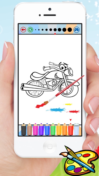 Vehicles & Car Coloring Book - Drawing for kids free games screenshot-3