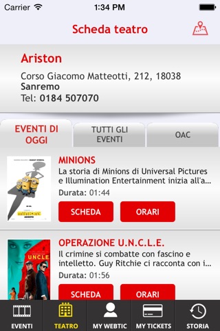 Webtic Teatro Ariston Sanremo screenshot 3