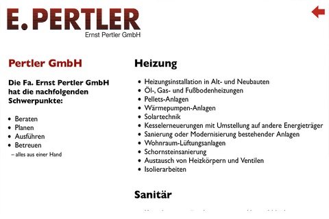 Ernst Pertler GmbH screenshot 2