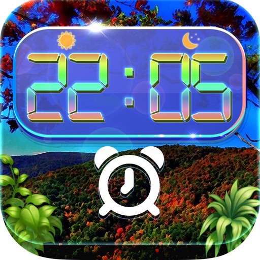 iClock – Beautiful Scene : Alarm Clock Wallpapers , Frames & Quotes Maker For Pro