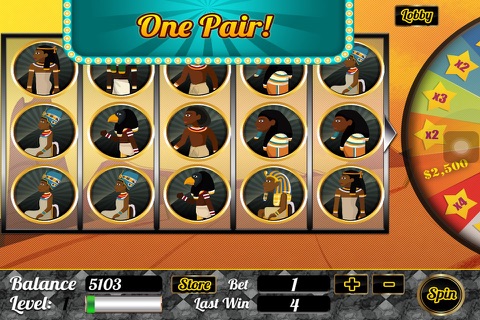 Pharaoh Slots Las Vegas Casino Bet, Spin & Win screenshot 3