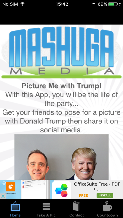 How to cancel & delete Picture me With Donald Trump from iphone & ipad 1