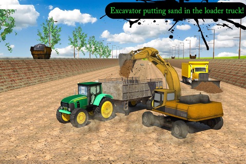 Sand Tractor: Canal De-silting screenshot 4