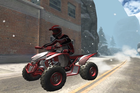 ATV Snow Racing - eXtreme Real Winter Offroad Quad Driving Simulator Game PRO Version screenshot 3