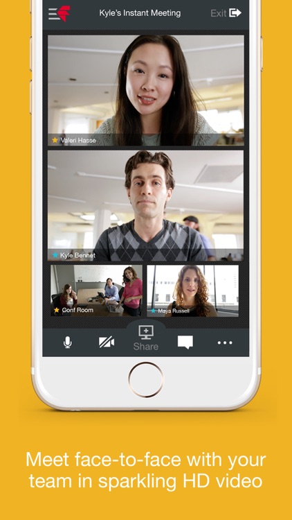 Fuze Meetings for iPhone