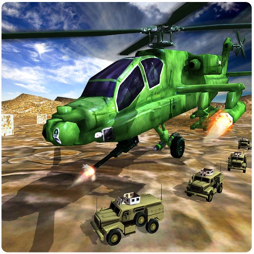 Mount Helicopter Combat 3D Icon