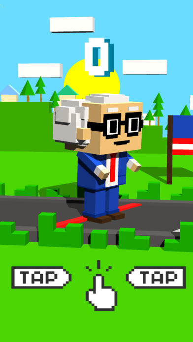 How to cancel & delete Blocky Bernie - Feel the Bern! Get Bernie Sandwhiches! from iphone & ipad 1