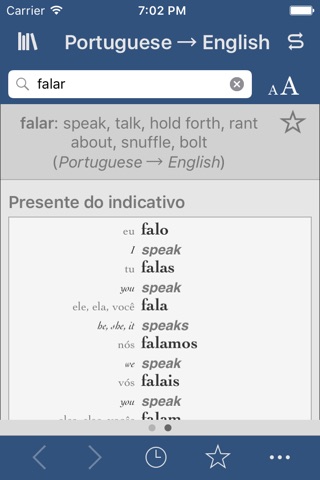 Ultralingua Portuguese-English screenshot 2