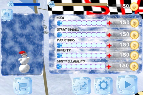 Snowman Race 3D screenshot 3