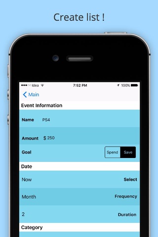Money Nanny -  Save cash Control spending screenshot 2