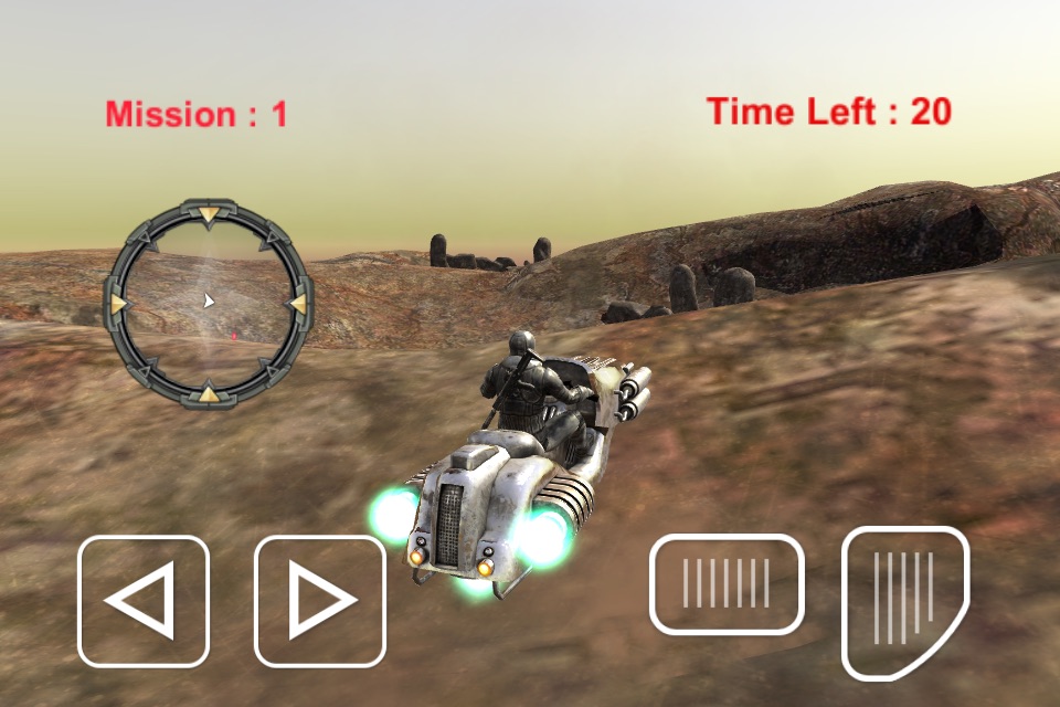Hovercraft 3D Adventure - Adrenaline Hover Bike Dirt Driving Simulator screenshot 3