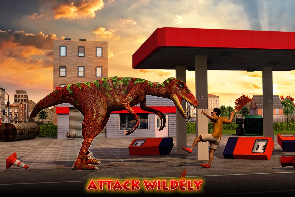 Dino City Rampage 3D screenshot 4