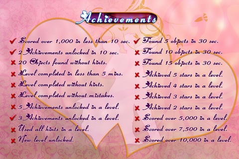 My Valentine Hidden Object - náhled