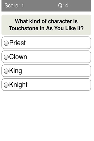 Shakespeare Quiz screenshot 2