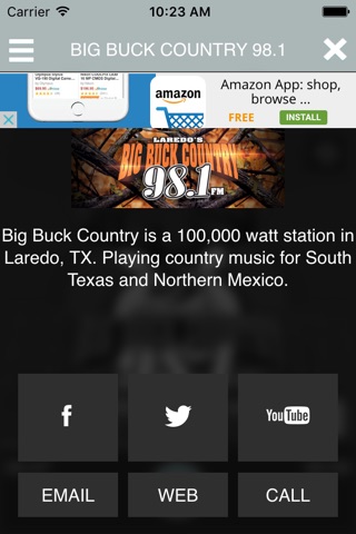 Big Buck Country 98.1 screenshot 3