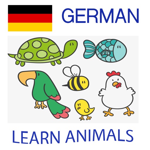 Learn Animals in German Language iOS App