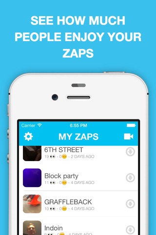 ZAPS - Share Videos by Location screenshot 3