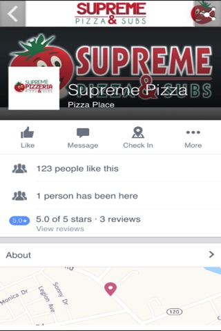 Supreme Pizza Cumberland screenshot 2