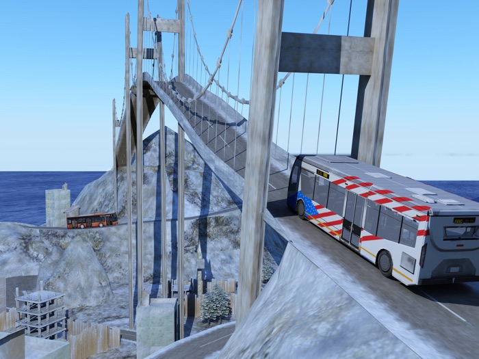 Bus Driver Parking Zigzag Road