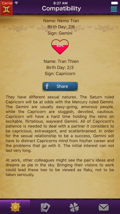 Horoscope and Tarot Cards screenshot-2